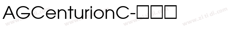 AGCenturionC字体转换