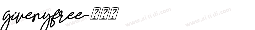 givenyfree字体转换