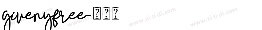 givenyfree字体转换