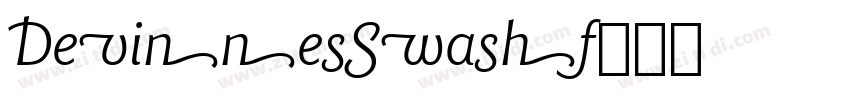 DevinnesSwash字体转换