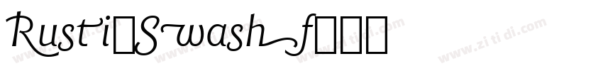 RustixSwash字体转换