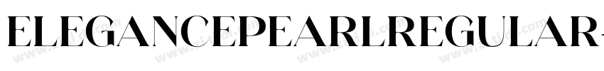 ElegancePearlRegular字体转换