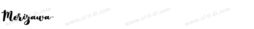 Morizawa字体转换