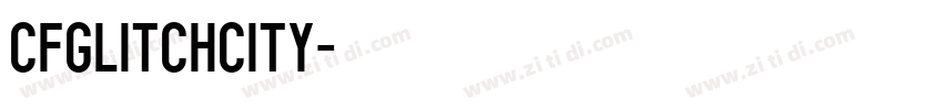 CFGlitchCity字体转换