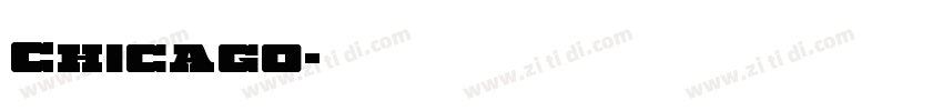 Chicago字体转换