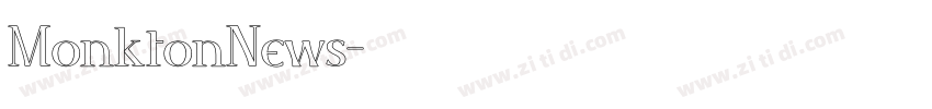 MonktonNews字体转换