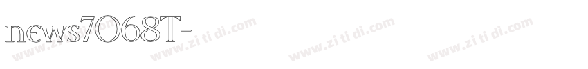 news7068T字体转换
