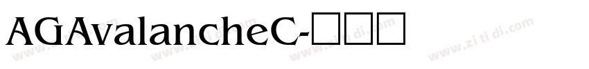 AGAvalancheC字体转换