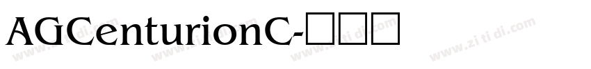 AGCenturionC字体转换