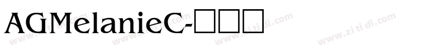 AGMelanieC字体转换