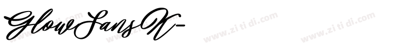 GlowSansK字体转换