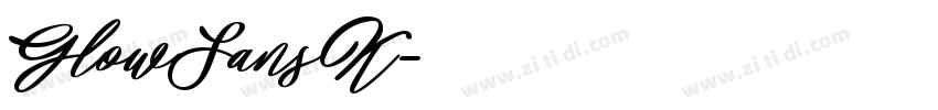 GlowSansK字体转换