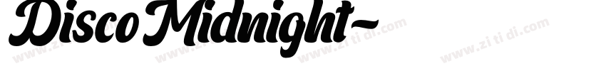 DiscoMidnight字体转换