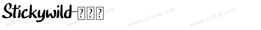 Stickywild字体转换
