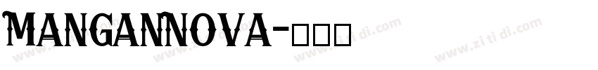 ManganNova字体转换