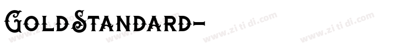 GoldStandard字体转换