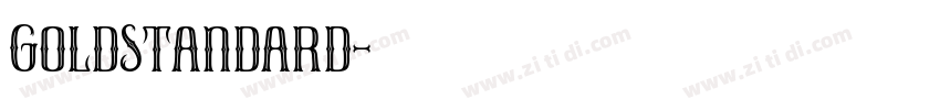 GoldStandard字体转换