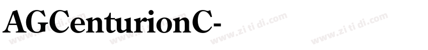 AGCenturionC字体转换