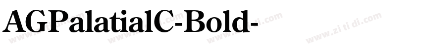 AGPalatialC-Bold字体转换