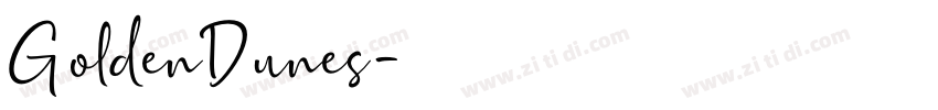 GoldenDunes字体转换