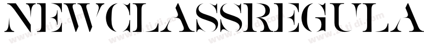 NewClassRegular字体转换
