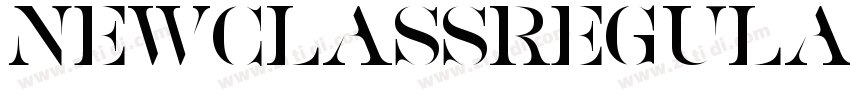 NewClassRegular字体转换