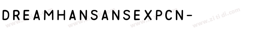 DreamHanSansExpCN字体转换