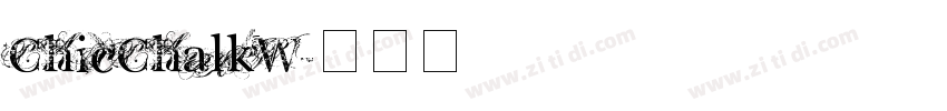 ChicChalkW字体转换