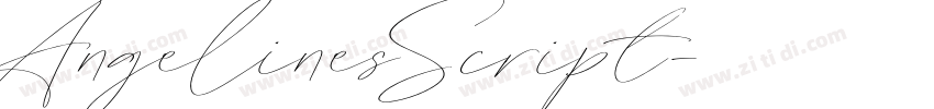 AngelinesScript字体转换