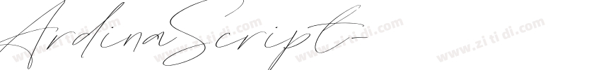 ArdinaScript字体转换