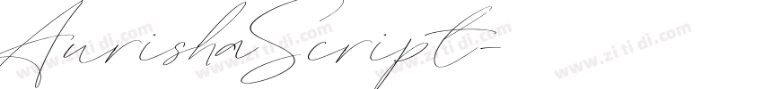 AurishaScript字体转换