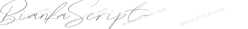 BiankaScript字体转换