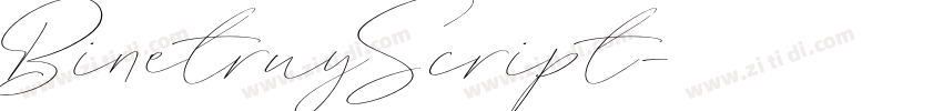 BinetruyScript字体转换