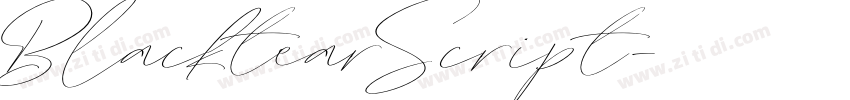 BlacktearScript字体转换