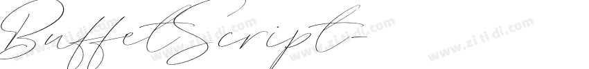 BuffetScript字体转换