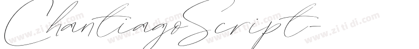 ChantiagoScript字体转换