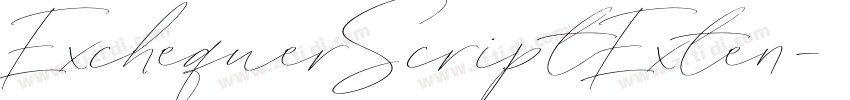 ExchequerScriptExten字体转换