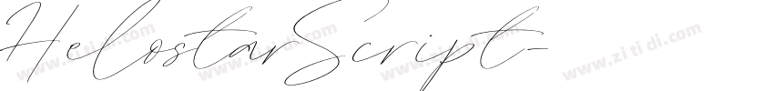 HelostarScript字体转换
