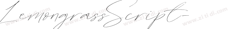 LemongrassScript字体转换 LemongrassScript字体转换