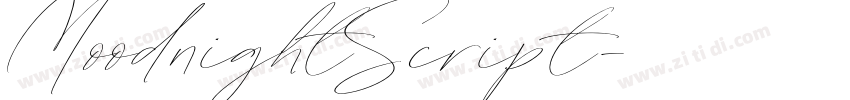 MoodnightScript字体转换