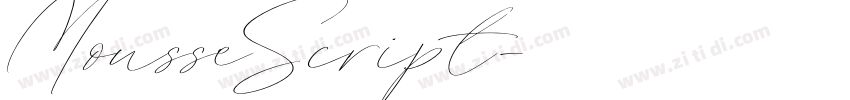 MousseScript字体转换