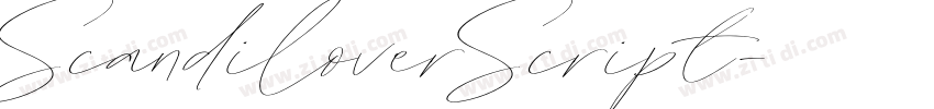 ScandiloverScript字体转换