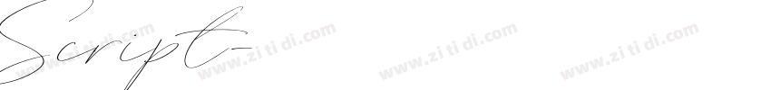 Script字体转换