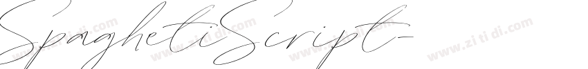 SpaghetiScript字体转换