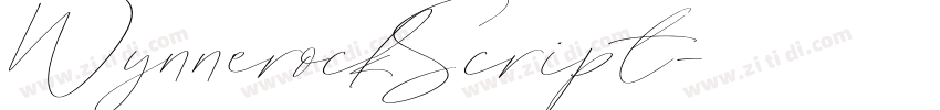 WynnerockScript字体转换