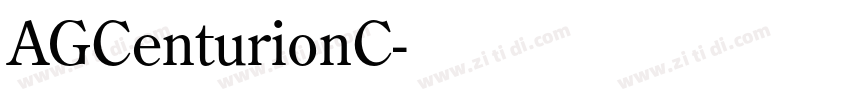 AGCenturionC字体转换