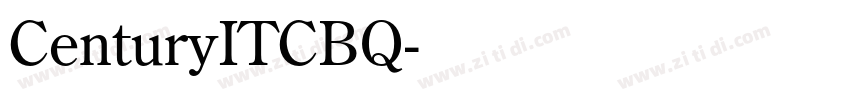 CenturyITCBQ字体转换