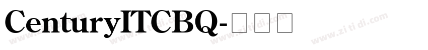 CenturyITCBQ字体转换