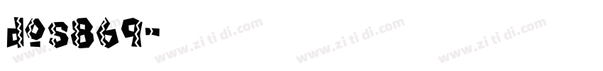dos869字体转换