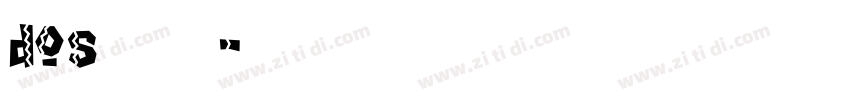dos字体字体转换